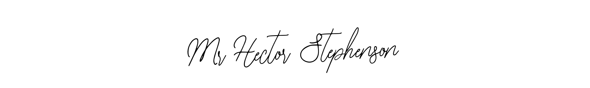 Make a short Mr Hector Stephenson signature style. Manage your documents anywhere anytime using Bearetta-2O07w. Create and add eSignatures, submit forms, share and send files easily. Mr Hector Stephenson signature style 12 images and pictures png