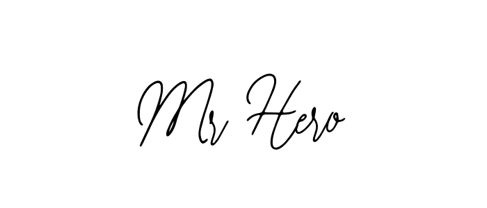 The best way (Bearetta-2O07w) to make a short signature is to pick only two or three words in your name. The name Mr Hero include a total of six letters. For converting this name. Mr Hero signature style 12 images and pictures png
