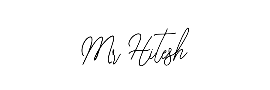 How to make Mr Hitesh name signature. Use Bearetta-2O07w style for creating short signs online. This is the latest handwritten sign. Mr Hitesh signature style 12 images and pictures png
