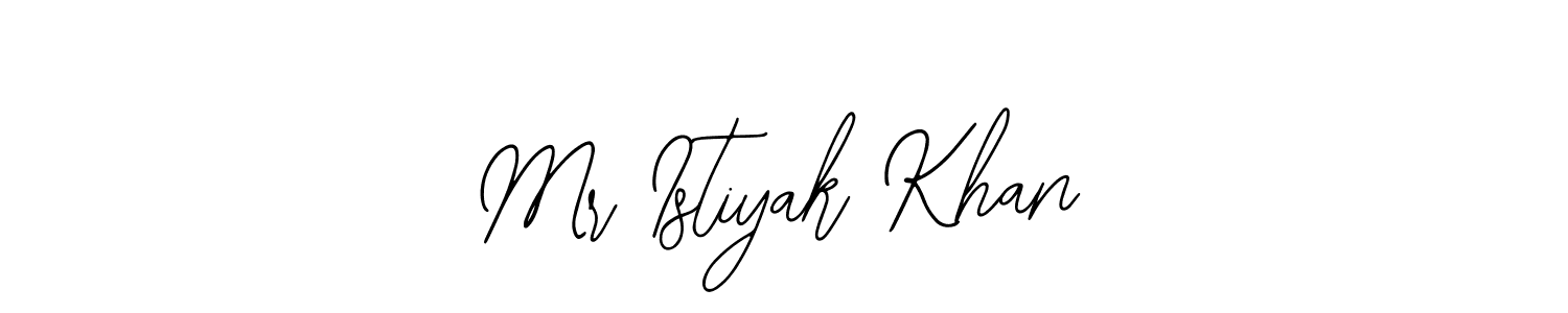 Bearetta-2O07w is a professional signature style that is perfect for those who want to add a touch of class to their signature. It is also a great choice for those who want to make their signature more unique. Get Mr Istiyak Khan name to fancy signature for free. Mr Istiyak Khan signature style 12 images and pictures png