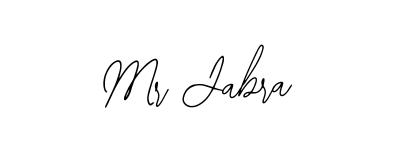 Use a signature maker to create a handwritten signature online. With this signature software, you can design (Bearetta-2O07w) your own signature for name Mr Jabra. Mr Jabra signature style 12 images and pictures png