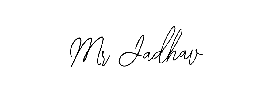 Design your own signature with our free online signature maker. With this signature software, you can create a handwritten (Bearetta-2O07w) signature for name Mr Jadhav. Mr Jadhav signature style 12 images and pictures png