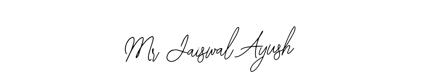 How to make Mr Jaiswal Ayush name signature. Use Bearetta-2O07w style for creating short signs online. This is the latest handwritten sign. Mr Jaiswal Ayush signature style 12 images and pictures png