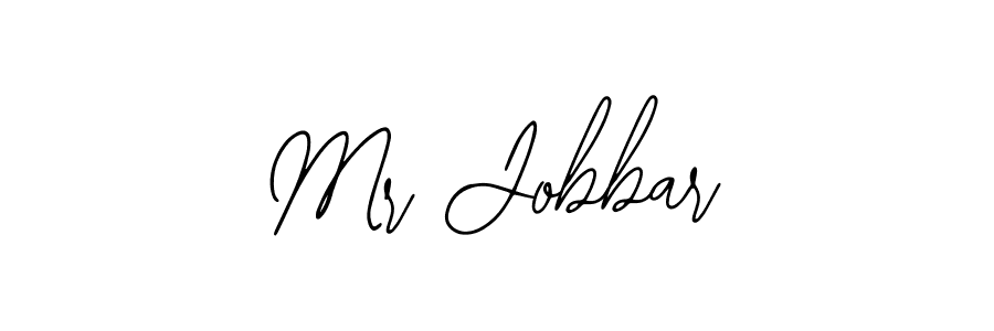 Use a signature maker to create a handwritten signature online. With this signature software, you can design (Bearetta-2O07w) your own signature for name Mr Jobbar. Mr Jobbar signature style 12 images and pictures png