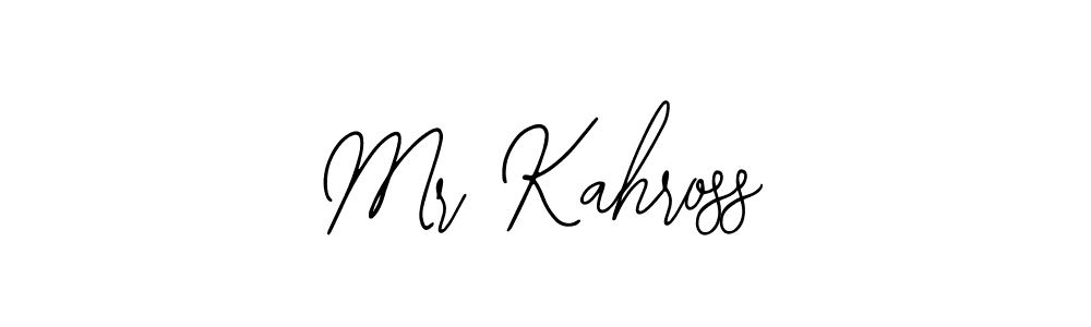 Create a beautiful signature design for name Mr Kahross. With this signature (Bearetta-2O07w) fonts, you can make a handwritten signature for free. Mr Kahross signature style 12 images and pictures png