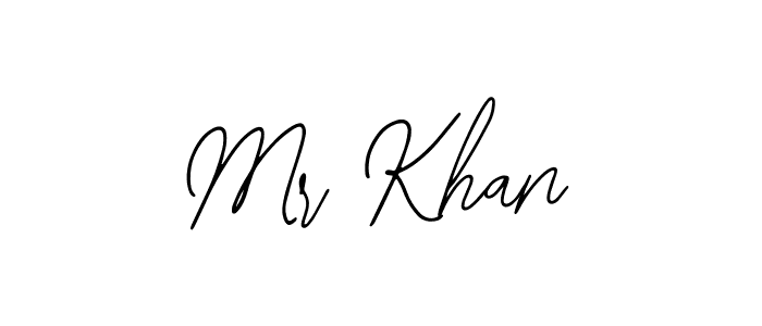 Make a beautiful signature design for name Mr Khan. With this signature (Bearetta-2O07w) style, you can create a handwritten signature for free. Mr Khan signature style 12 images and pictures png