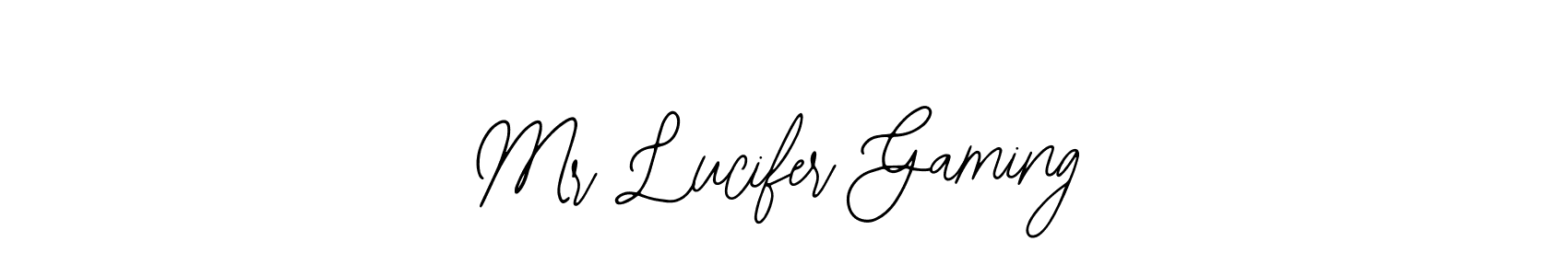 Design your own signature with our free online signature maker. With this signature software, you can create a handwritten (Bearetta-2O07w) signature for name Mr Lucifer Gaming. Mr Lucifer Gaming signature style 12 images and pictures png