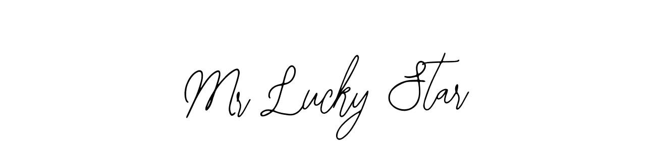 Mr Lucky Star stylish signature style. Best Handwritten Sign (Bearetta-2O07w) for my name. Handwritten Signature Collection Ideas for my name Mr Lucky Star. Mr Lucky Star signature style 12 images and pictures png