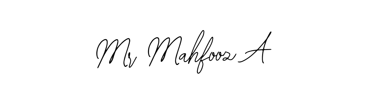 if you are searching for the best signature style for your name Mr Mahfooz A. so please give up your signature search. here we have designed multiple signature styles  using Bearetta-2O07w. Mr Mahfooz A signature style 12 images and pictures png