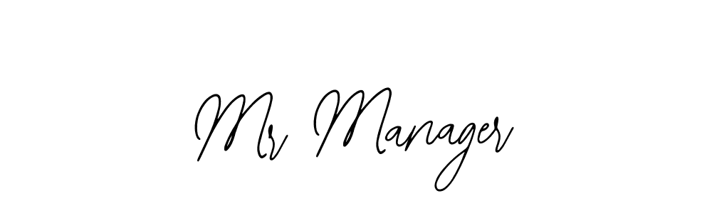 How to Draw Mr Manager signature style? Bearetta-2O07w is a latest design signature styles for name Mr Manager. Mr Manager signature style 12 images and pictures png