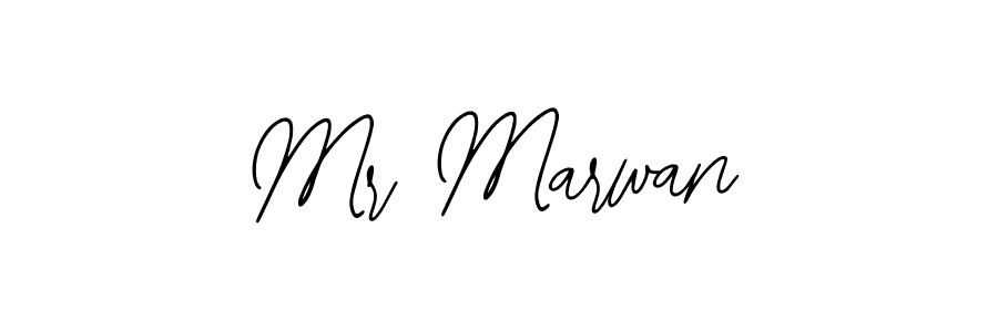 How to make Mr Marwan name signature. Use Bearetta-2O07w style for creating short signs online. This is the latest handwritten sign. Mr Marwan signature style 12 images and pictures png