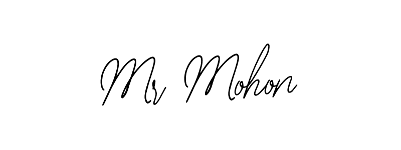 Use a signature maker to create a handwritten signature online. With this signature software, you can design (Bearetta-2O07w) your own signature for name Mr Mohon. Mr Mohon signature style 12 images and pictures png