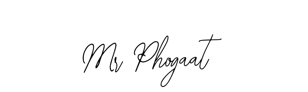 Design your own signature with our free online signature maker. With this signature software, you can create a handwritten (Bearetta-2O07w) signature for name Mr Phogaat. Mr Phogaat signature style 12 images and pictures png