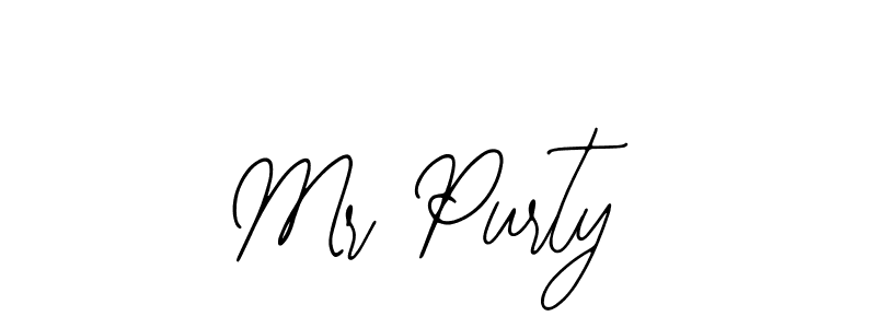 How to make Mr Purty name signature. Use Bearetta-2O07w style for creating short signs online. This is the latest handwritten sign. Mr Purty signature style 12 images and pictures png