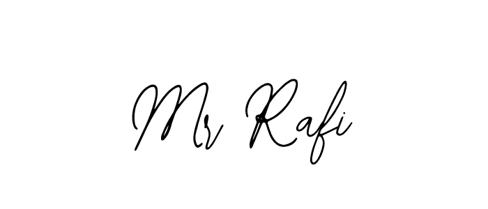 You should practise on your own different ways (Bearetta-2O07w) to write your name (Mr Rafi) in signature. don't let someone else do it for you. Mr Rafi signature style 12 images and pictures png