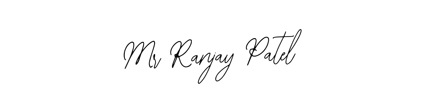 Similarly Bearetta-2O07w is the best handwritten signature design. Signature creator online .You can use it as an online autograph creator for name Mr Ranjay Patel. Mr Ranjay Patel signature style 12 images and pictures png