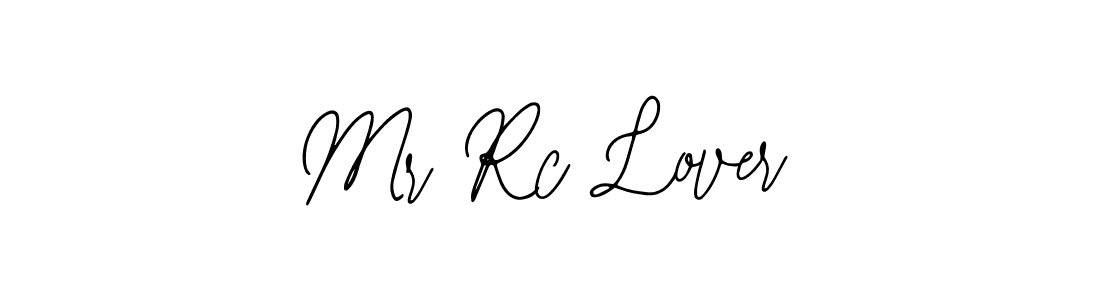 Design your own signature with our free online signature maker. With this signature software, you can create a handwritten (Bearetta-2O07w) signature for name Mr Rc Lover. Mr Rc Lover signature style 12 images and pictures png