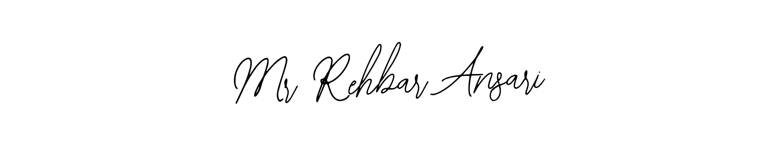 How to Draw Mr Rehbar Ansari signature style? Bearetta-2O07w is a latest design signature styles for name Mr Rehbar Ansari. Mr Rehbar Ansari signature style 12 images and pictures png