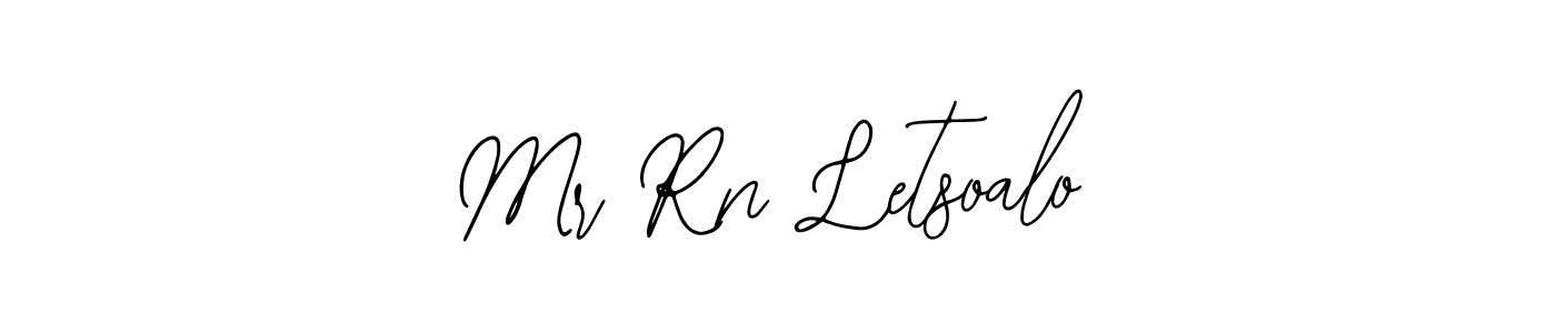 if you are searching for the best signature style for your name Mr Rn Letsoalo. so please give up your signature search. here we have designed multiple signature styles  using Bearetta-2O07w. Mr Rn Letsoalo signature style 12 images and pictures png