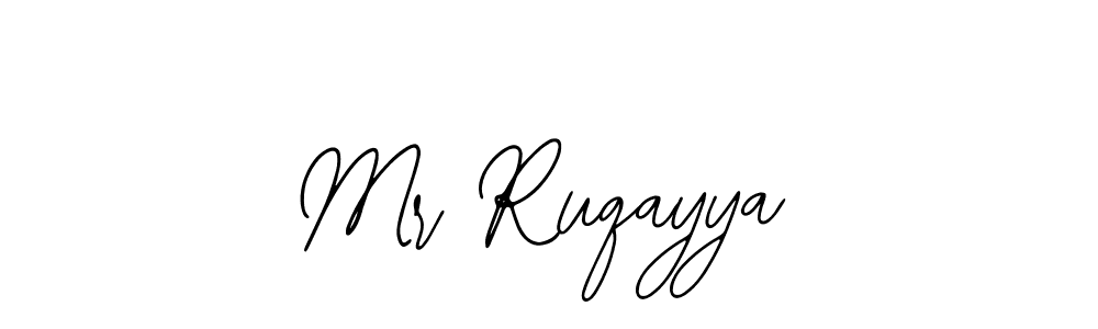 Also You can easily find your signature by using the search form. We will create Mr Ruqayya name handwritten signature images for you free of cost using Bearetta-2O07w sign style. Mr Ruqayya signature style 12 images and pictures png