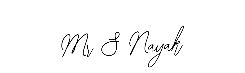 Similarly Bearetta-2O07w is the best handwritten signature design. Signature creator online .You can use it as an online autograph creator for name Mr S Nayak. Mr S Nayak signature style 12 images and pictures png
