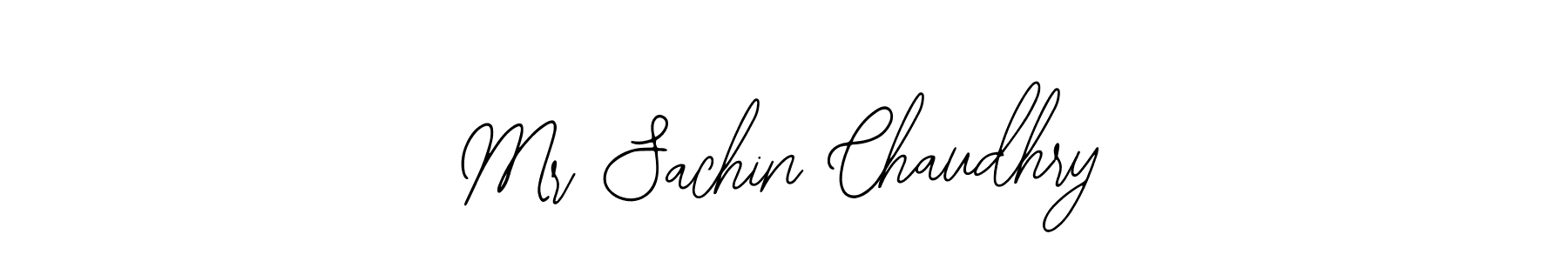 Use a signature maker to create a handwritten signature online. With this signature software, you can design (Bearetta-2O07w) your own signature for name Mr Sachin Chaudhry. Mr Sachin Chaudhry signature style 12 images and pictures png