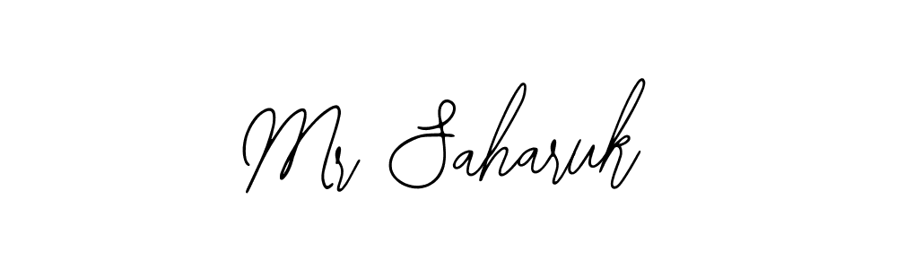 You should practise on your own different ways (Bearetta-2O07w) to write your name (Mr Saharuk) in signature. don't let someone else do it for you. Mr Saharuk signature style 12 images and pictures png