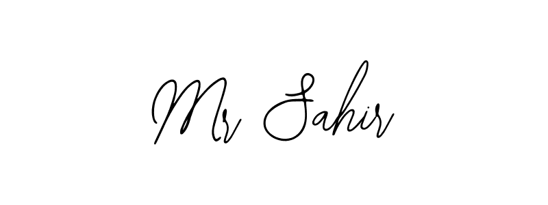 Similarly Bearetta-2O07w is the best handwritten signature design. Signature creator online .You can use it as an online autograph creator for name Mr Sahir. Mr Sahir signature style 12 images and pictures png