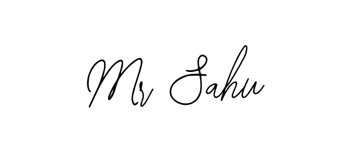 Use a signature maker to create a handwritten signature online. With this signature software, you can design (Bearetta-2O07w) your own signature for name Mr Sahu. Mr Sahu signature style 12 images and pictures png