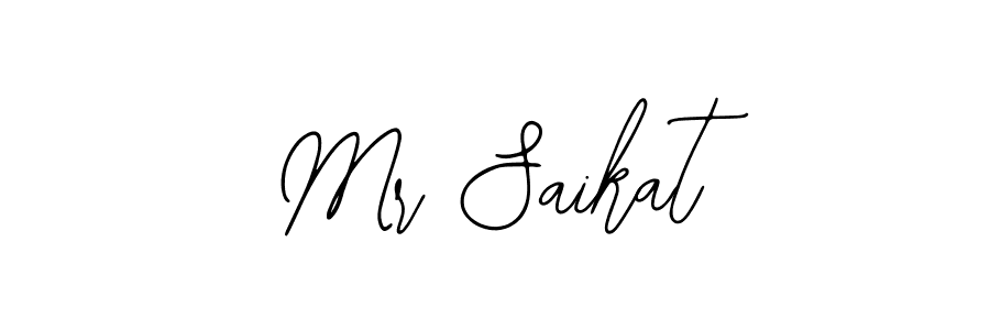 The best way (Bearetta-2O07w) to make a short signature is to pick only two or three words in your name. The name Mr Saikat include a total of six letters. For converting this name. Mr Saikat signature style 12 images and pictures png
