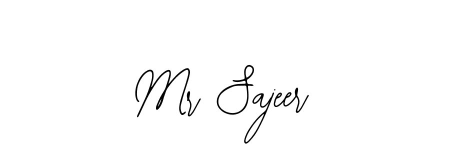 How to Draw Mr Sajeer signature style? Bearetta-2O07w is a latest design signature styles for name Mr Sajeer. Mr Sajeer signature style 12 images and pictures png