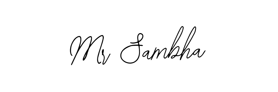 It looks lik you need a new signature style for name Mr Sambha. Design unique handwritten (Bearetta-2O07w) signature with our free signature maker in just a few clicks. Mr Sambha signature style 12 images and pictures png