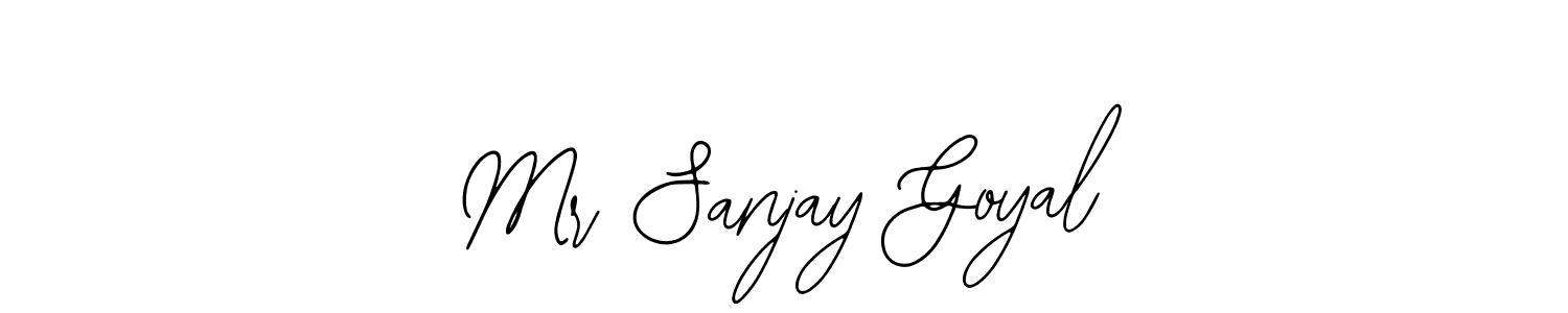 You should practise on your own different ways (Bearetta-2O07w) to write your name (Mr Sanjay Goyal) in signature. don't let someone else do it for you. Mr Sanjay Goyal signature style 12 images and pictures png