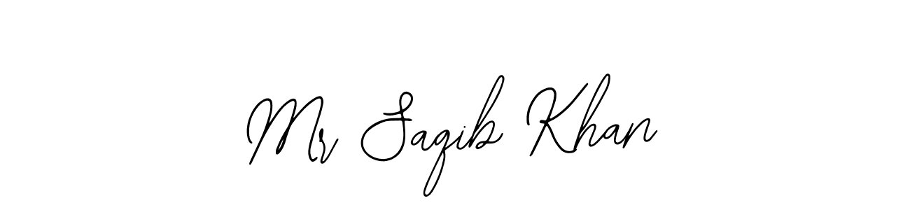 Bearetta-2O07w is a professional signature style that is perfect for those who want to add a touch of class to their signature. It is also a great choice for those who want to make their signature more unique. Get Mr Saqib Khan name to fancy signature for free. Mr Saqib Khan signature style 12 images and pictures png