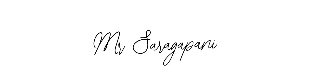 How to make Mr Saragapani name signature. Use Bearetta-2O07w style for creating short signs online. This is the latest handwritten sign. Mr Saragapani signature style 12 images and pictures png