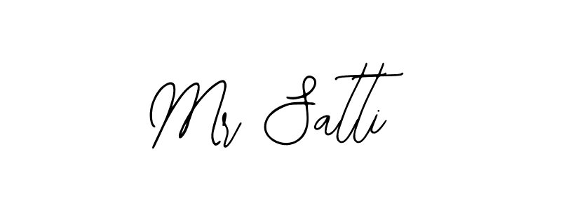 Also You can easily find your signature by using the search form. We will create Mr Satti name handwritten signature images for you free of cost using Bearetta-2O07w sign style. Mr Satti signature style 12 images and pictures png