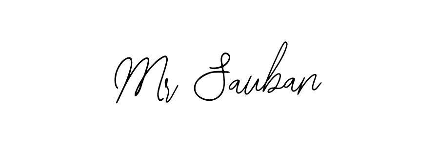 Mr Sauban stylish signature style. Best Handwritten Sign (Bearetta-2O07w) for my name. Handwritten Signature Collection Ideas for my name Mr Sauban. Mr Sauban signature style 12 images and pictures png