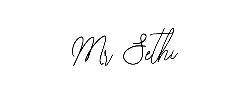 Make a beautiful signature design for name Mr Sethi. Use this online signature maker to create a handwritten signature for free. Mr Sethi signature style 12 images and pictures png