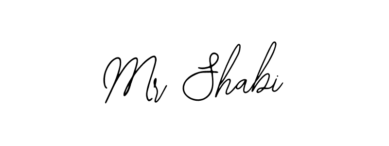 You should practise on your own different ways (Bearetta-2O07w) to write your name (Mr Shabi) in signature. don't let someone else do it for you. Mr Shabi signature style 12 images and pictures png