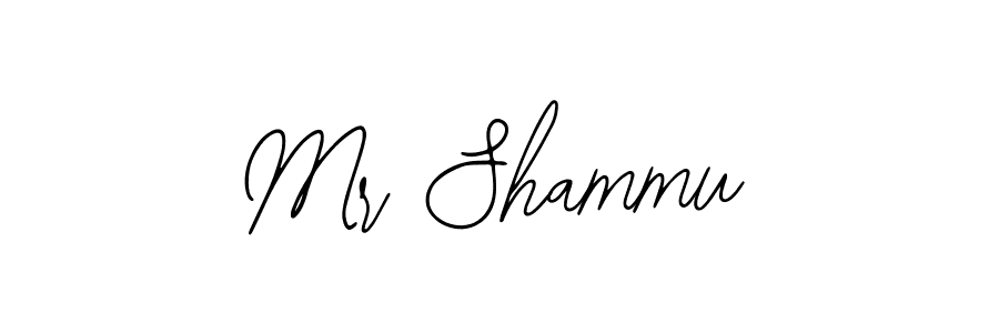 Use a signature maker to create a handwritten signature online. With this signature software, you can design (Bearetta-2O07w) your own signature for name Mr Shammu. Mr Shammu signature style 12 images and pictures png