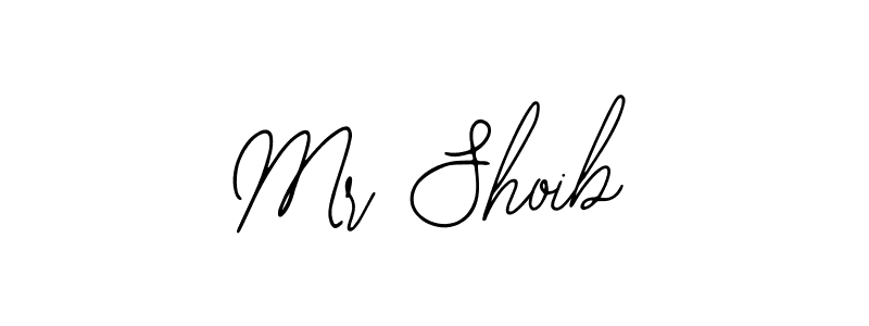 How to make Mr Shoib name signature. Use Bearetta-2O07w style for creating short signs online. This is the latest handwritten sign. Mr Shoib signature style 12 images and pictures png