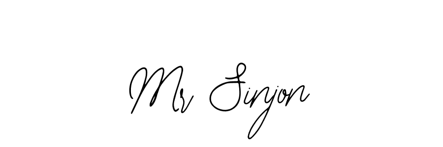 How to Draw Mr Sinjon signature style? Bearetta-2O07w is a latest design signature styles for name Mr Sinjon. Mr Sinjon signature style 12 images and pictures png