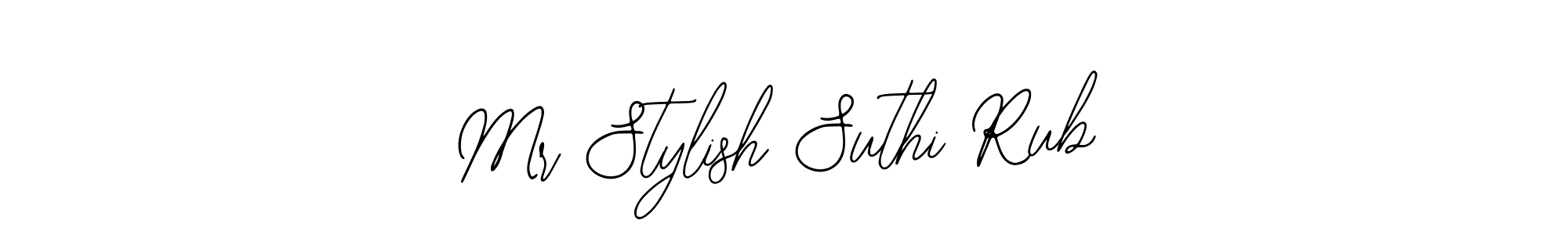 Make a beautiful signature design for name Mr Stylish Suthi Rub. With this signature (Bearetta-2O07w) style, you can create a handwritten signature for free. Mr Stylish Suthi Rub signature style 12 images and pictures png