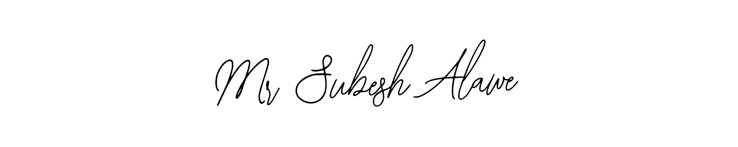 Mr Subesh Alawe stylish signature style. Best Handwritten Sign (Bearetta-2O07w) for my name. Handwritten Signature Collection Ideas for my name Mr Subesh Alawe. Mr Subesh Alawe signature style 12 images and pictures png