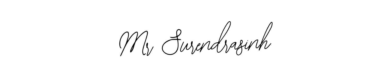 Mr Surendrasinh stylish signature style. Best Handwritten Sign (Bearetta-2O07w) for my name. Handwritten Signature Collection Ideas for my name Mr Surendrasinh. Mr Surendrasinh signature style 12 images and pictures png