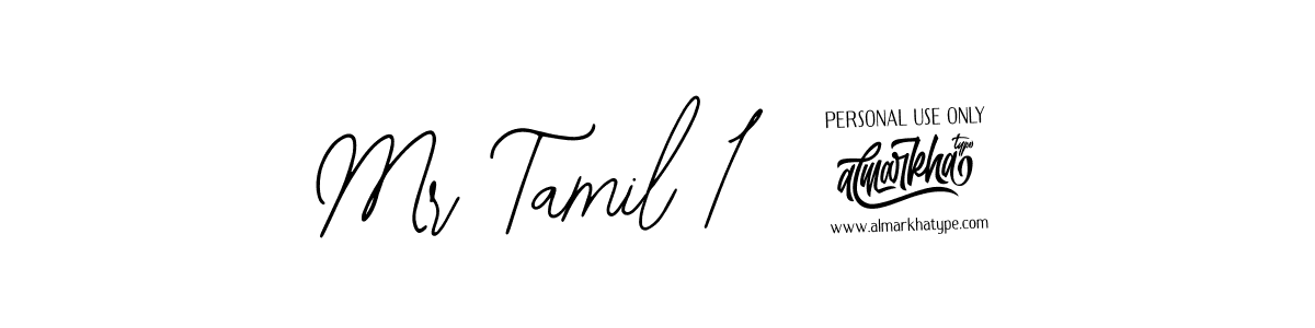 Use a signature maker to create a handwritten signature online. With this signature software, you can design (Bearetta-2O07w) your own signature for name Mr Tamil 154. Mr Tamil 154 signature style 12 images and pictures png
