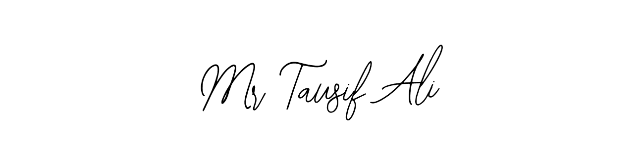 How to Draw Mr Tausif Ali signature style? Bearetta-2O07w is a latest design signature styles for name Mr Tausif Ali. Mr Tausif Ali signature style 12 images and pictures png