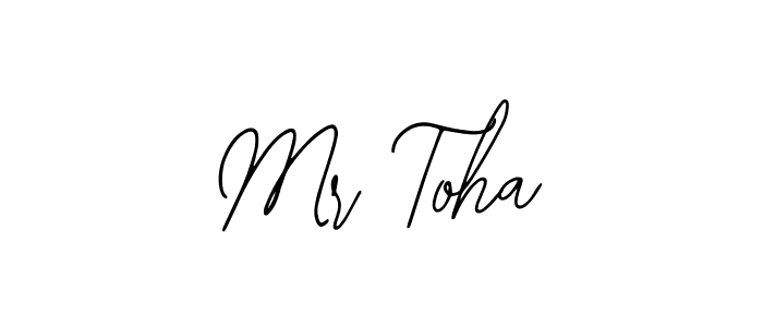 Bearetta-2O07w is a professional signature style that is perfect for those who want to add a touch of class to their signature. It is also a great choice for those who want to make their signature more unique. Get Mr Toha name to fancy signature for free. Mr Toha signature style 12 images and pictures png