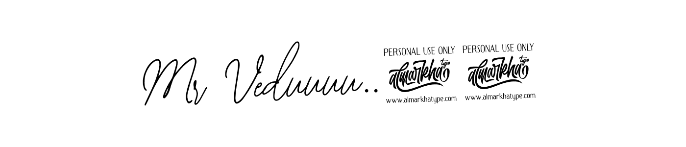 Use a signature maker to create a handwritten signature online. With this signature software, you can design (Bearetta-2O07w) your own signature for name Mr Veduuuu..!!. Mr Veduuuu..!! signature style 12 images and pictures png