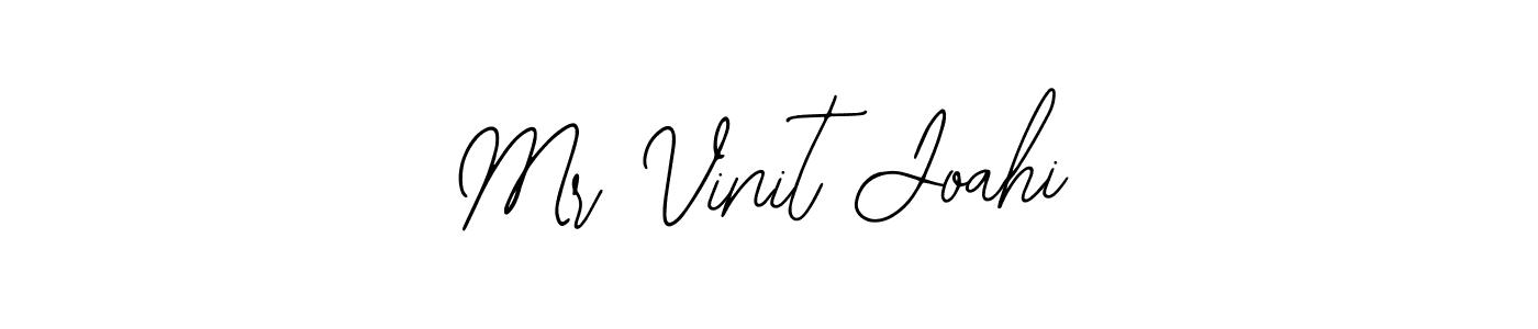 Also You can easily find your signature by using the search form. We will create Mr Vinit Joahi name handwritten signature images for you free of cost using Bearetta-2O07w sign style. Mr Vinit Joahi signature style 12 images and pictures png